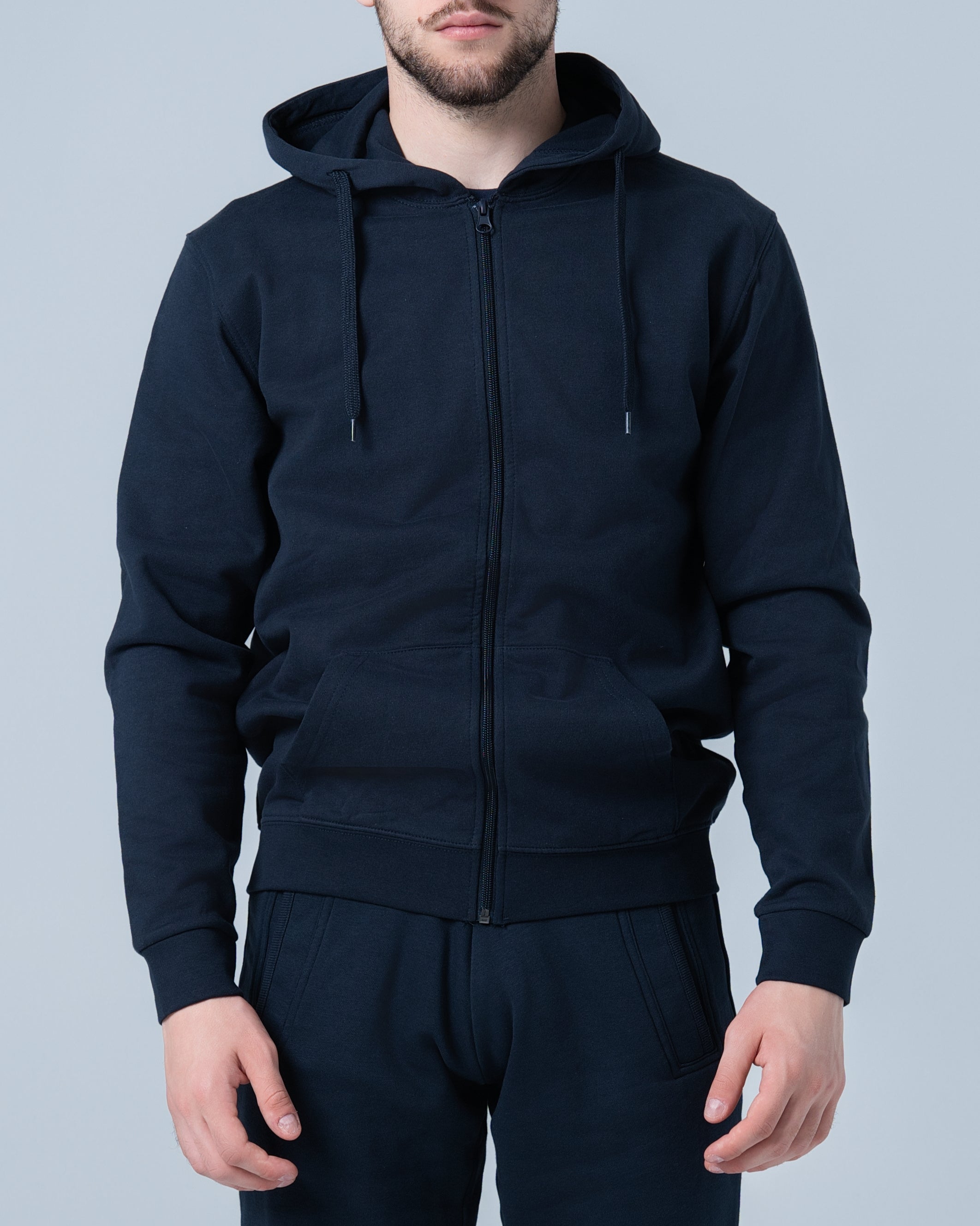 Muški duks rajsferšlus teget