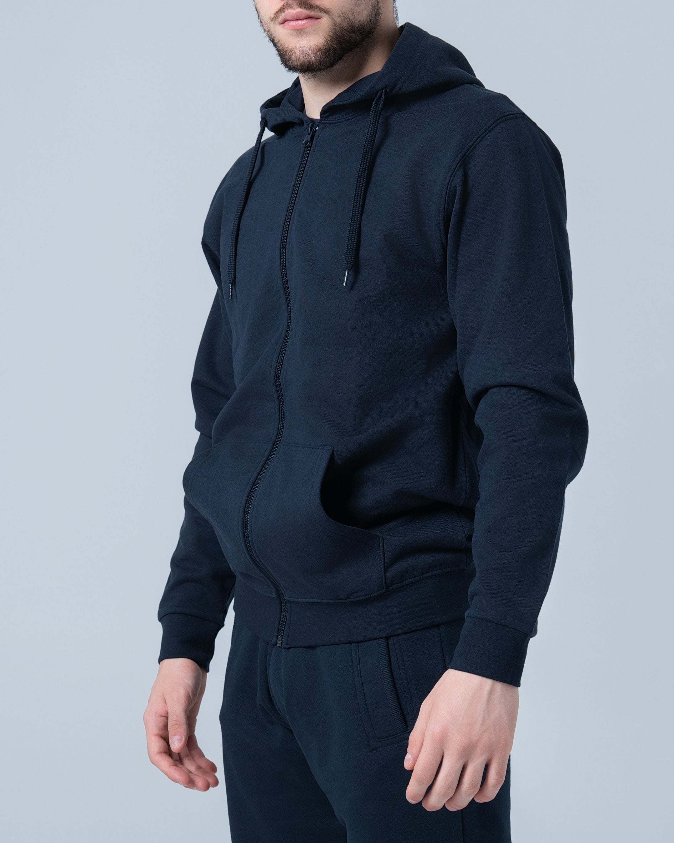 Muški duks rajsferšlus teget