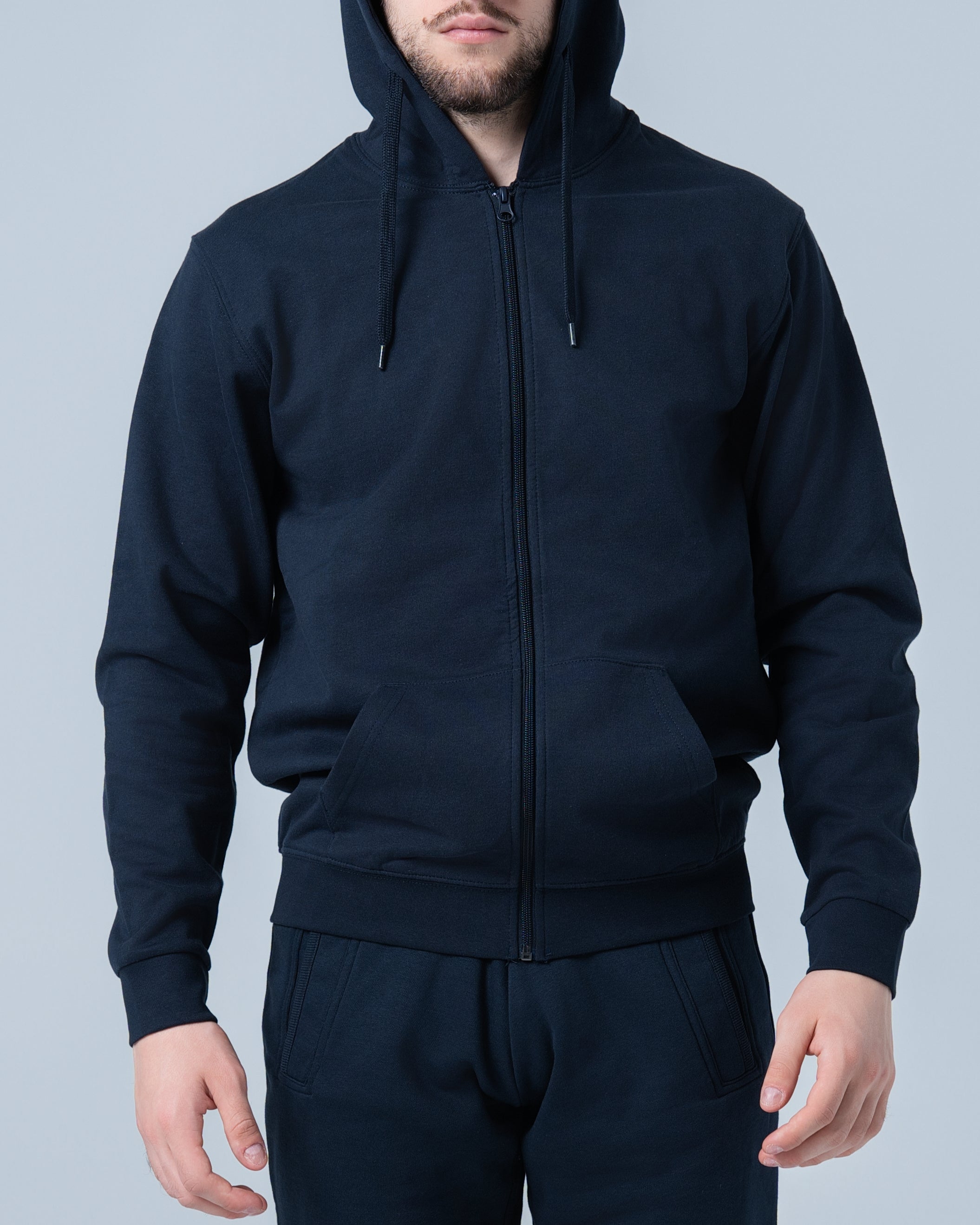 Muški duks rajsferšlus teget