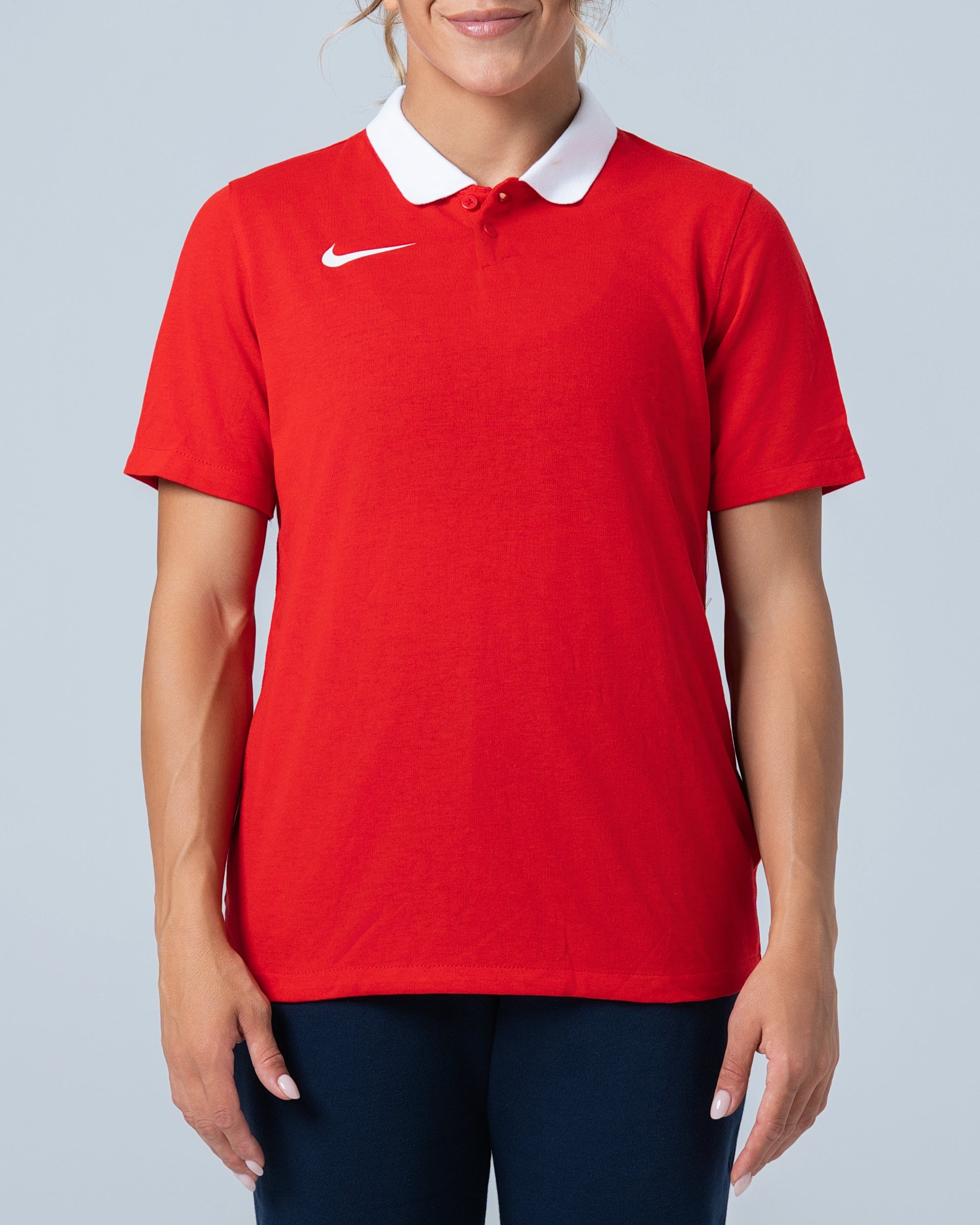 Nike polo crveno bela majica