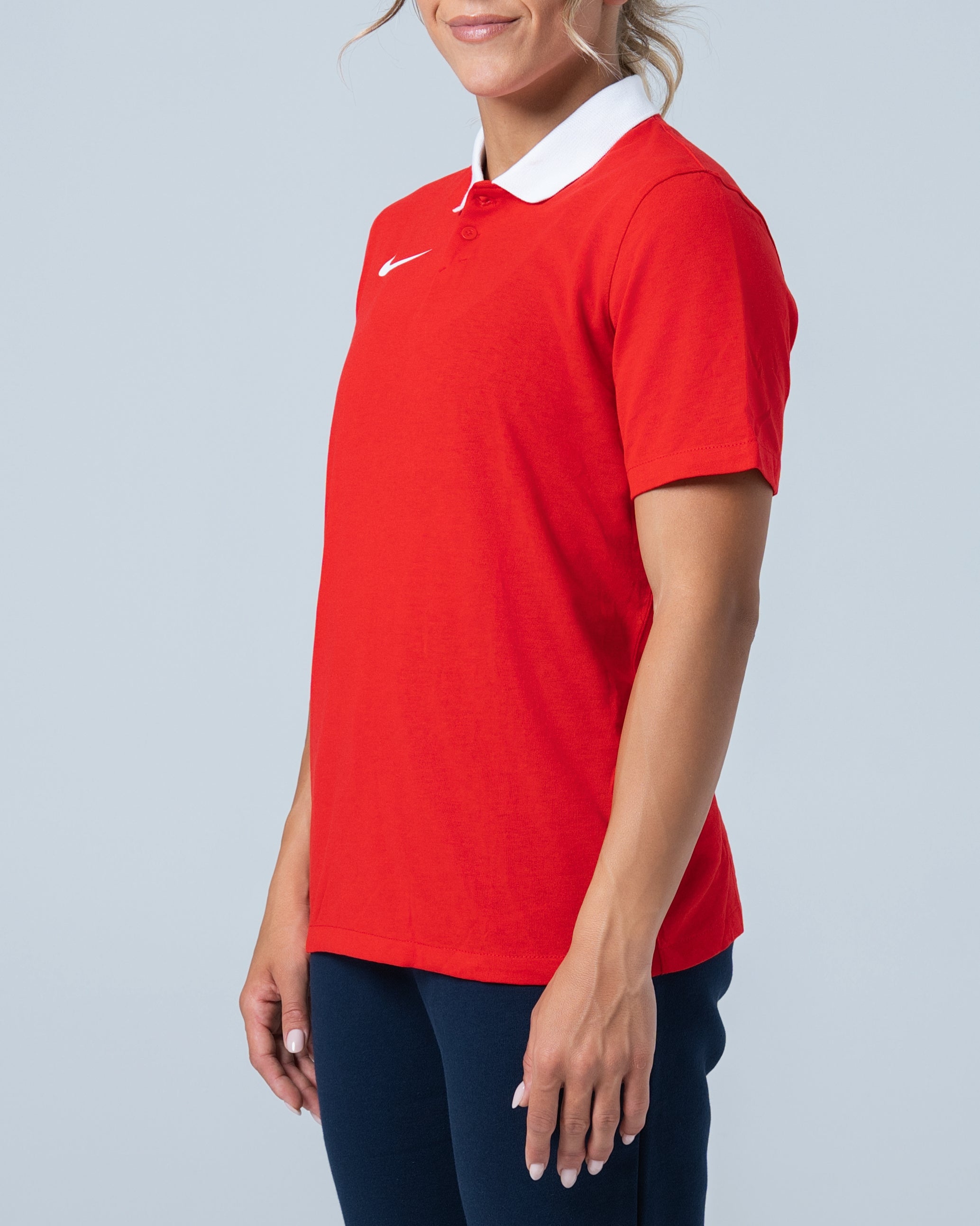 Nike polo crveno bela majica