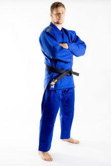 IJF gold plavi kimono - 165