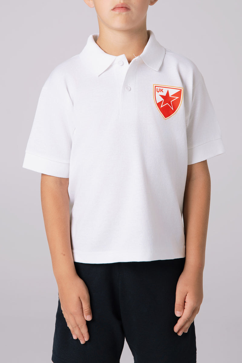 Bela polo dečija majica