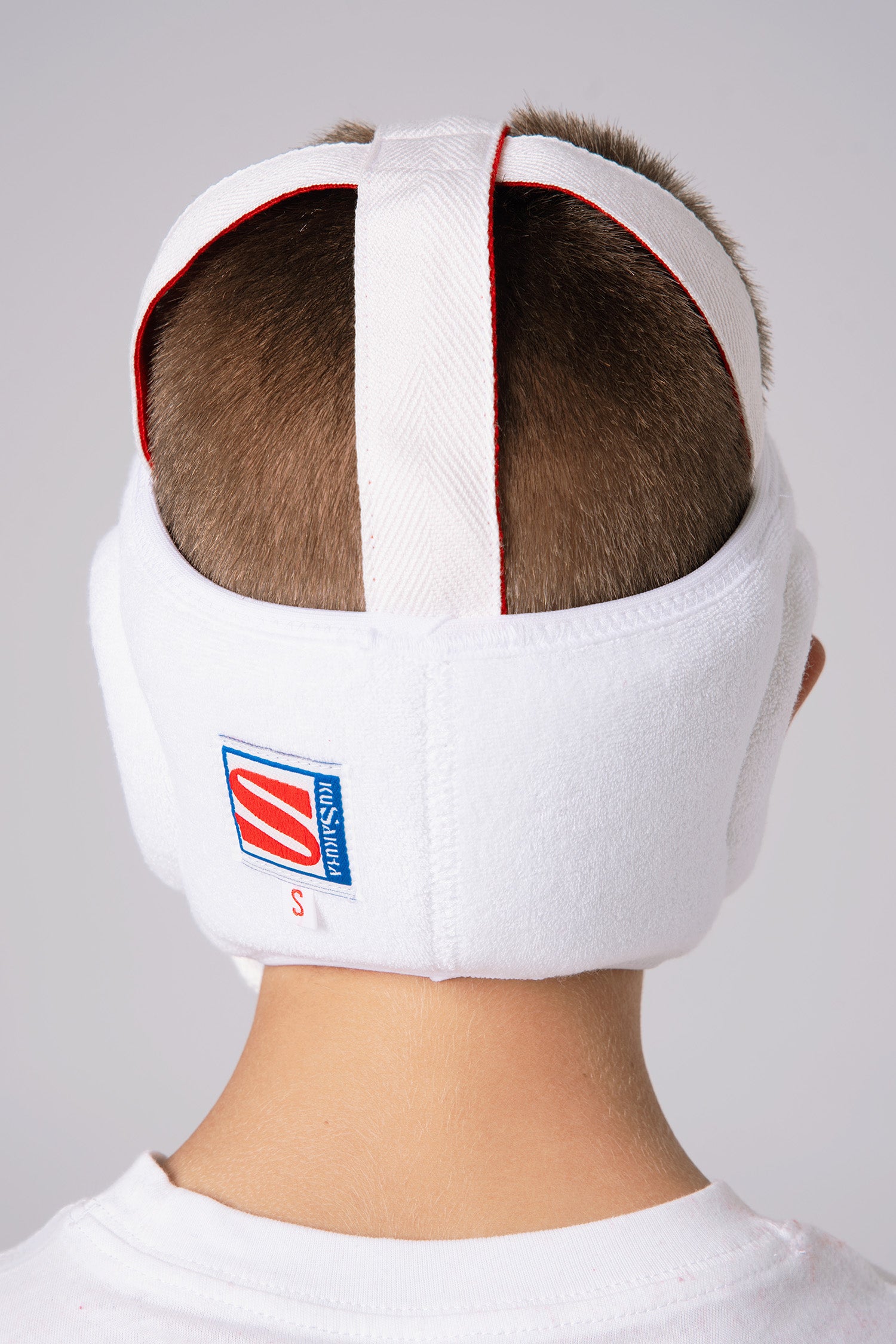 Štitnik za glavu KuSakura crveno beli