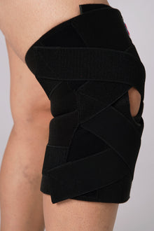 Štitnik za koleno crne boje, kuSakura , podesiv, čičak traka