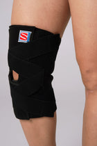 Štitnik za koleno crne boje, kuSakura , podesiv, čičak traka