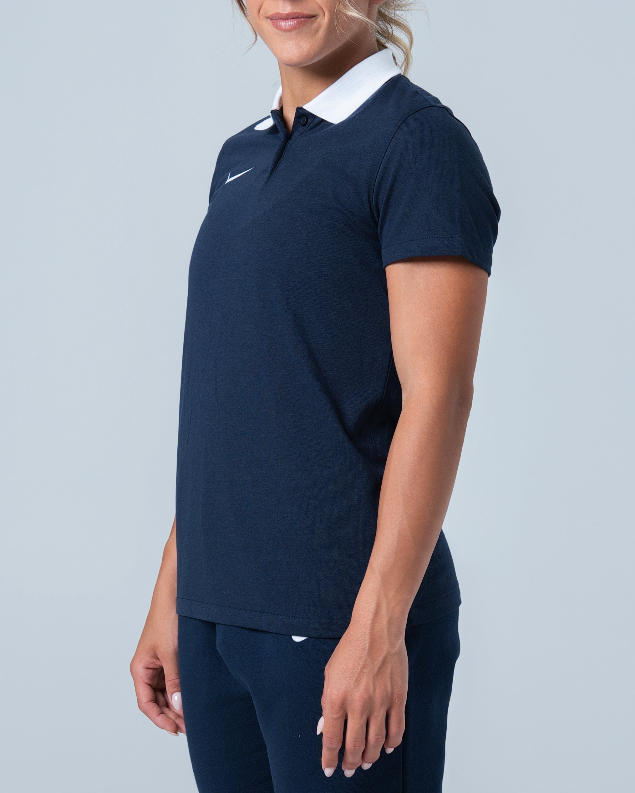 Nike ženska polo teget majica