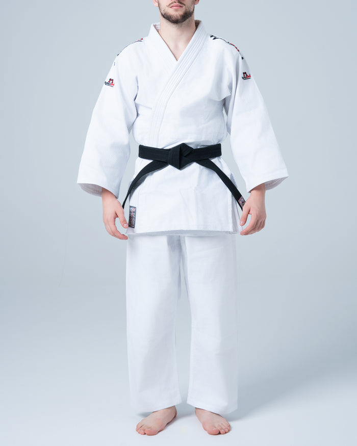 Danrho Klasik beli kimono - Unisex - 128
