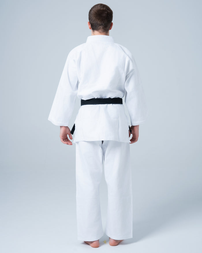 Danrho Klasik beli kimono - Unisex - 128